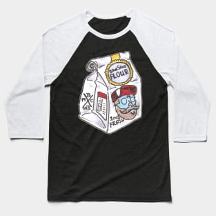 Blue Skull Flour Baseball T-Shirt